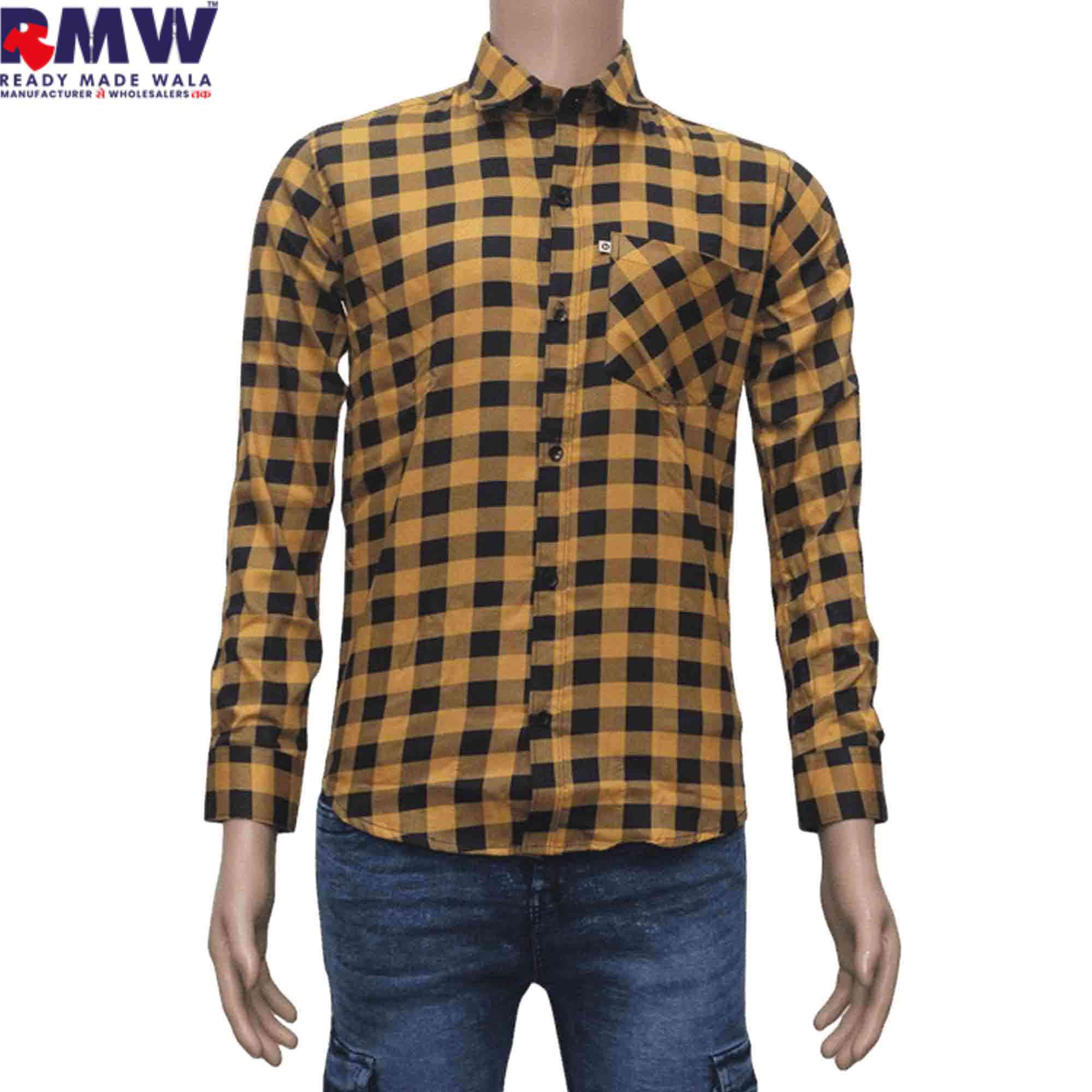 D D M CHECKS SHIRT (L)