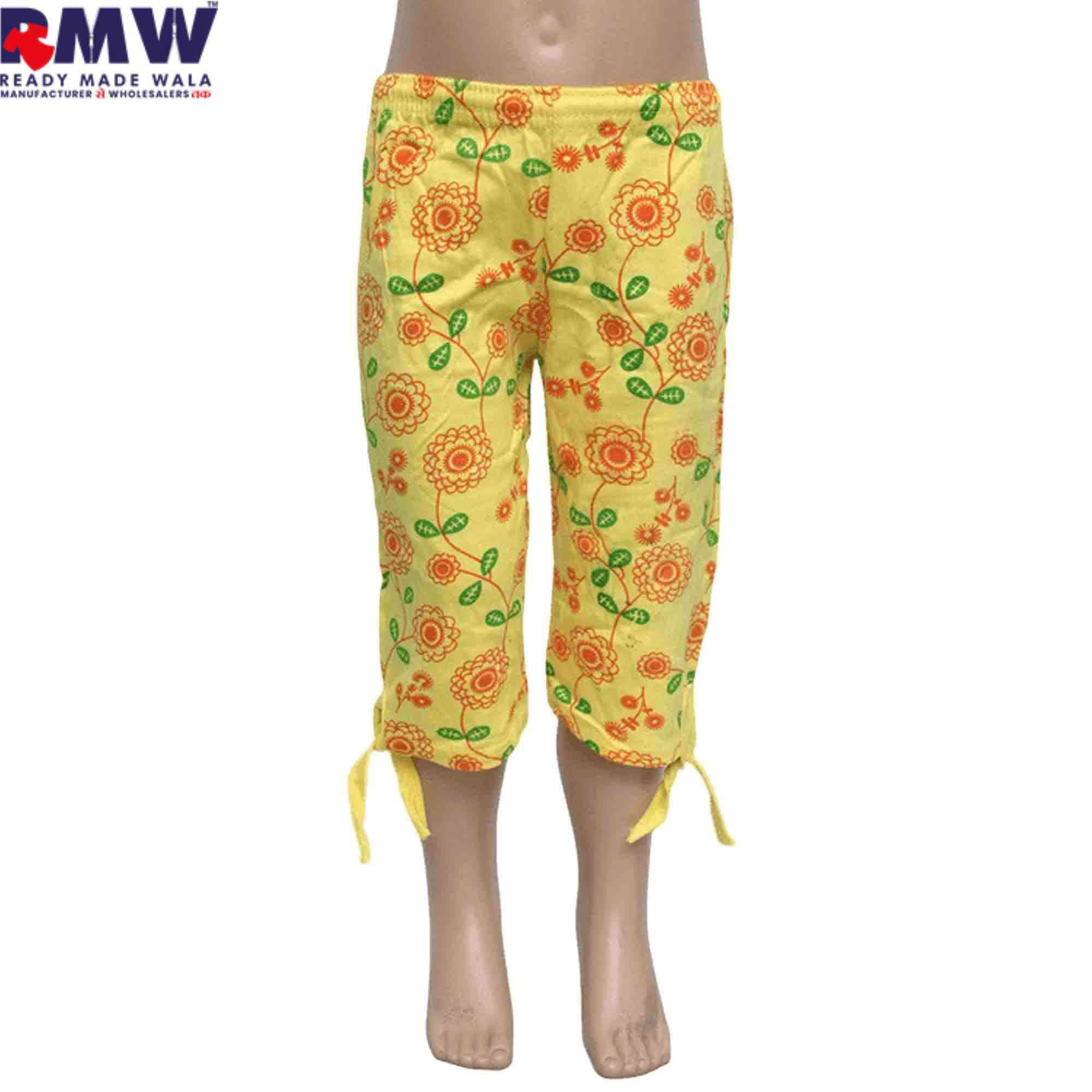 Bharathi Devi Capri For Girls Casual Printed Cotton Blend Price in