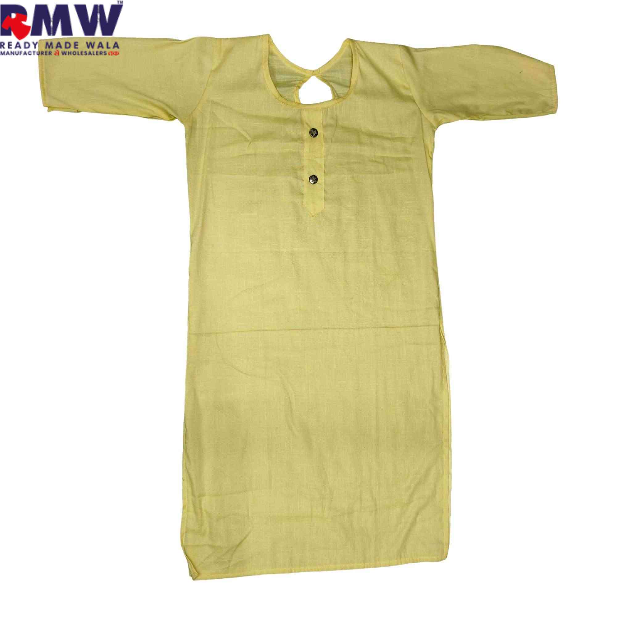 KURTI TWOTONE BACKCUT XL