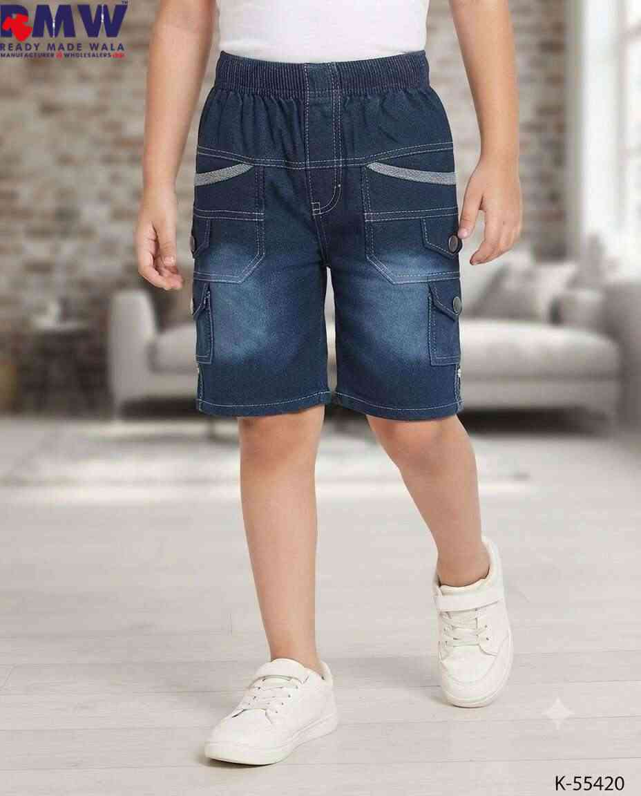 KIDS DENIM HALF PANT (BIG)