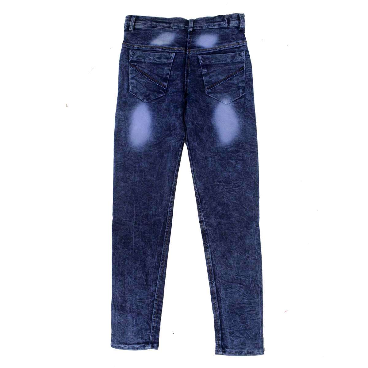 B-2539 KIDS PINKY DAMAGE DENIM JEANS (38/40)