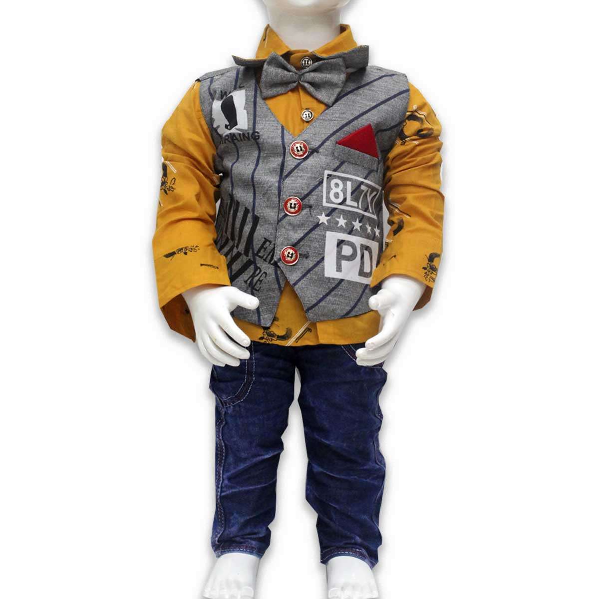 K-5585 KIDS ST BABU 3 PCS BABA SUIT (16/18)