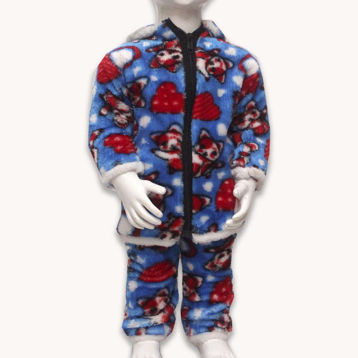 KIDS PRINT HOODY BHALU SET (XL)