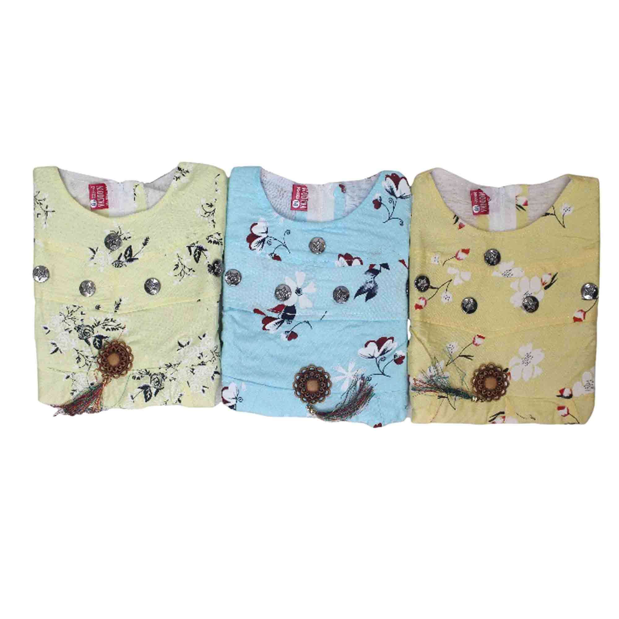 GIRLS MODINA FANCY REYON FROCK (16/18)