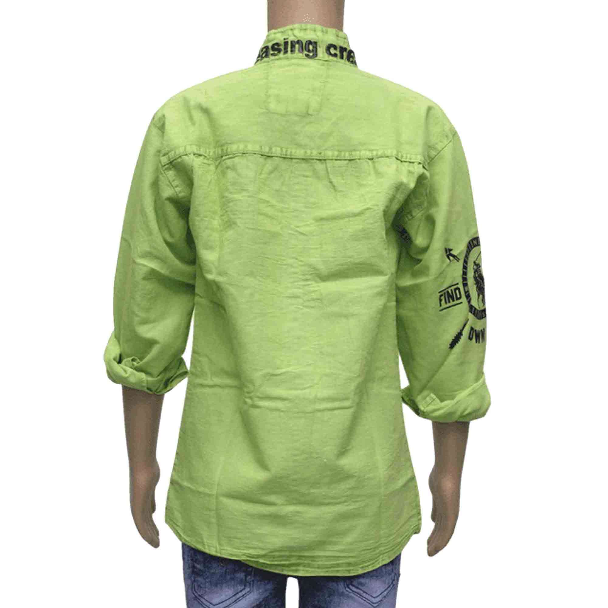 KIDS TOP10 FANCY DENIM SHIRT DORI (26/30)