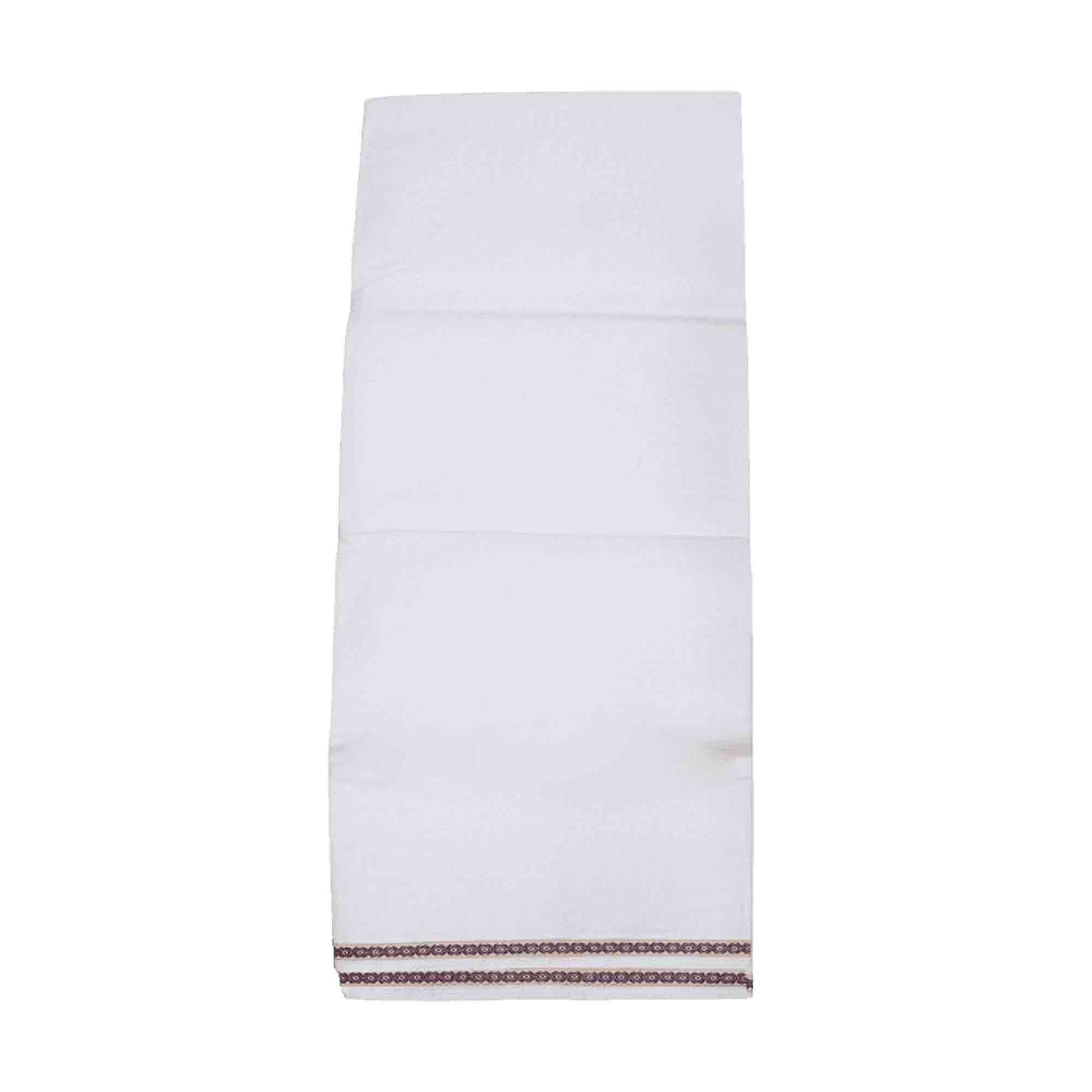 LUNGI KABUL WHITE PETU BORDER (2.10)