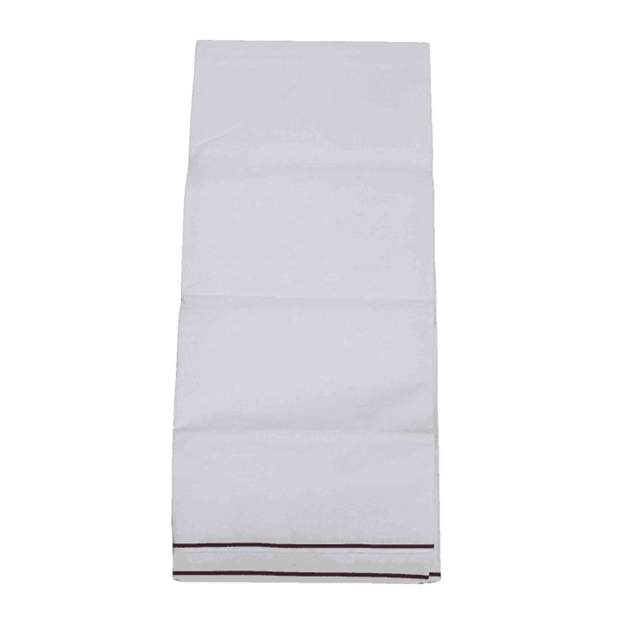 LUNGI JK ESMAIL WHITE SURI BDR (2.00)