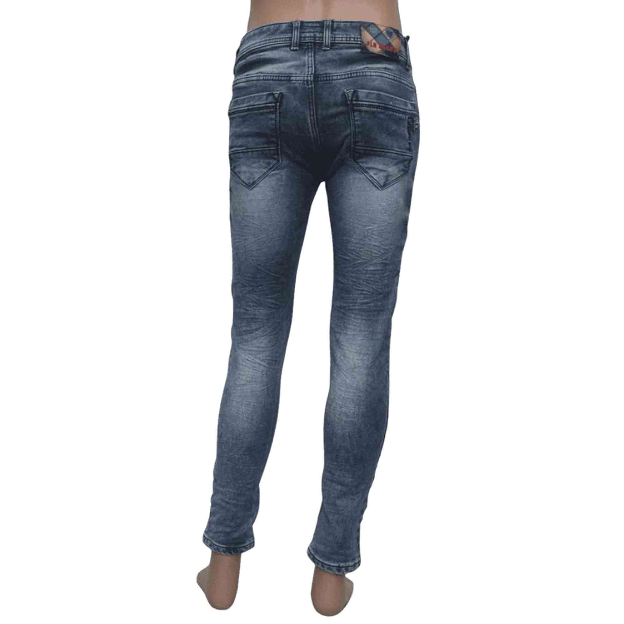 BOYS MAX LYCRA DAMAGE JEANS (28/32)