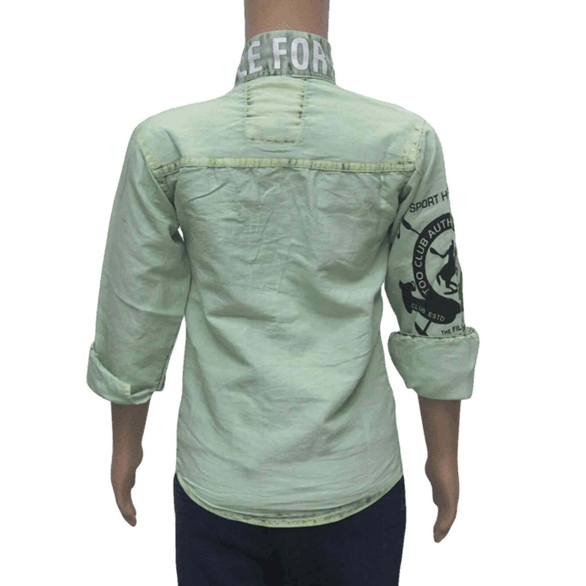 KIDS TOP10 FANCY DENIM SHIRT DORI (20/24)