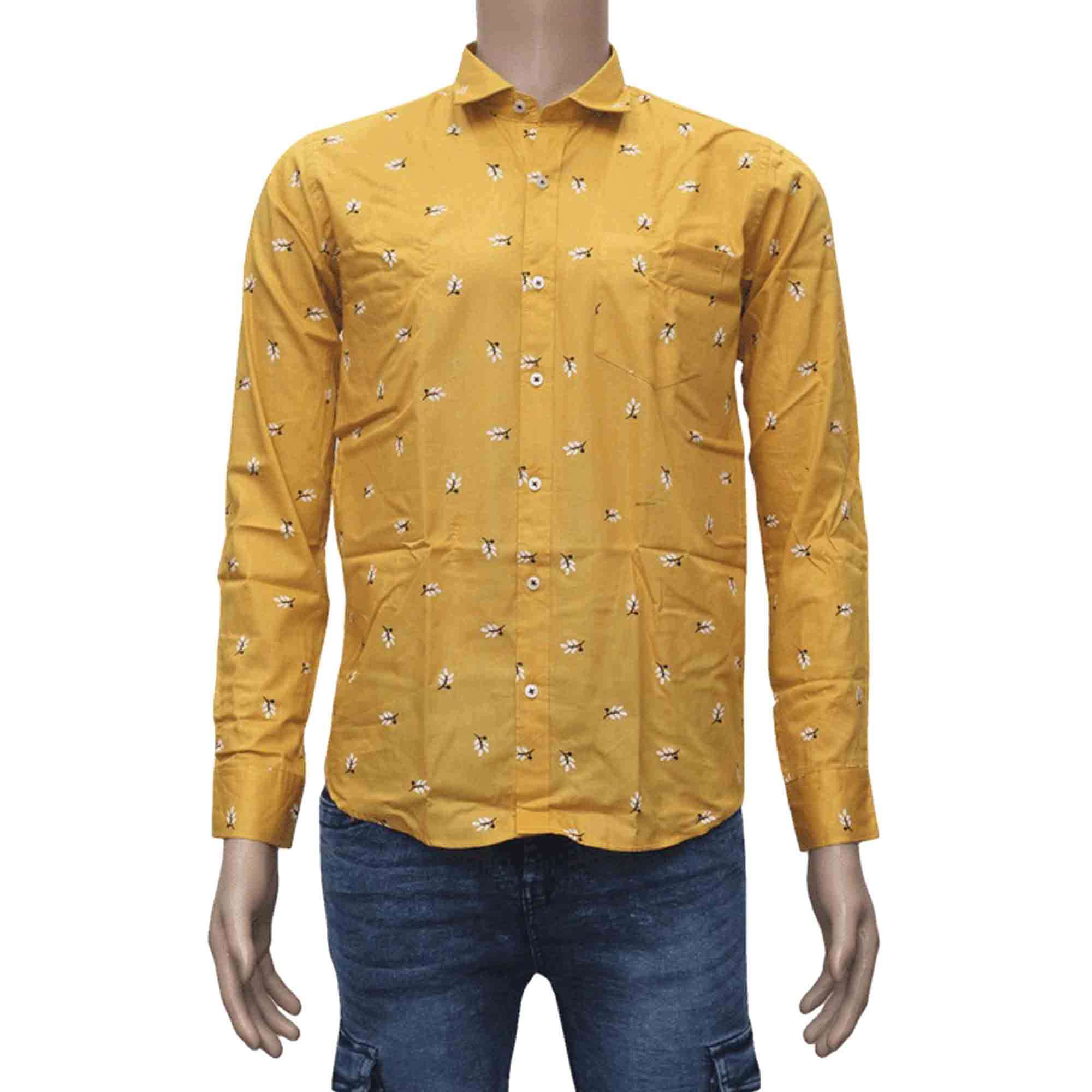 BOYS COTTON PRINT SHIRT (M/XXL)