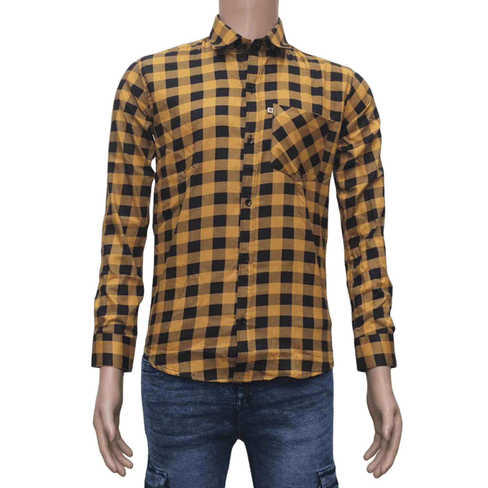 D D M CHECKS SHIRT (L)