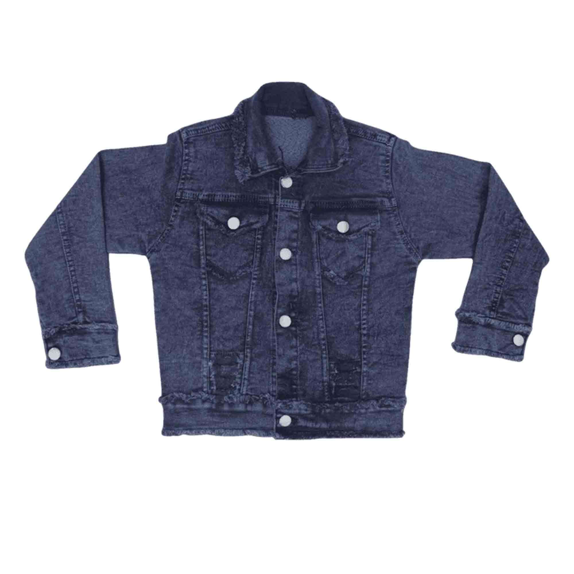 GIRLS TUFAN DENIM JACKET PLAIN (S/M/L)