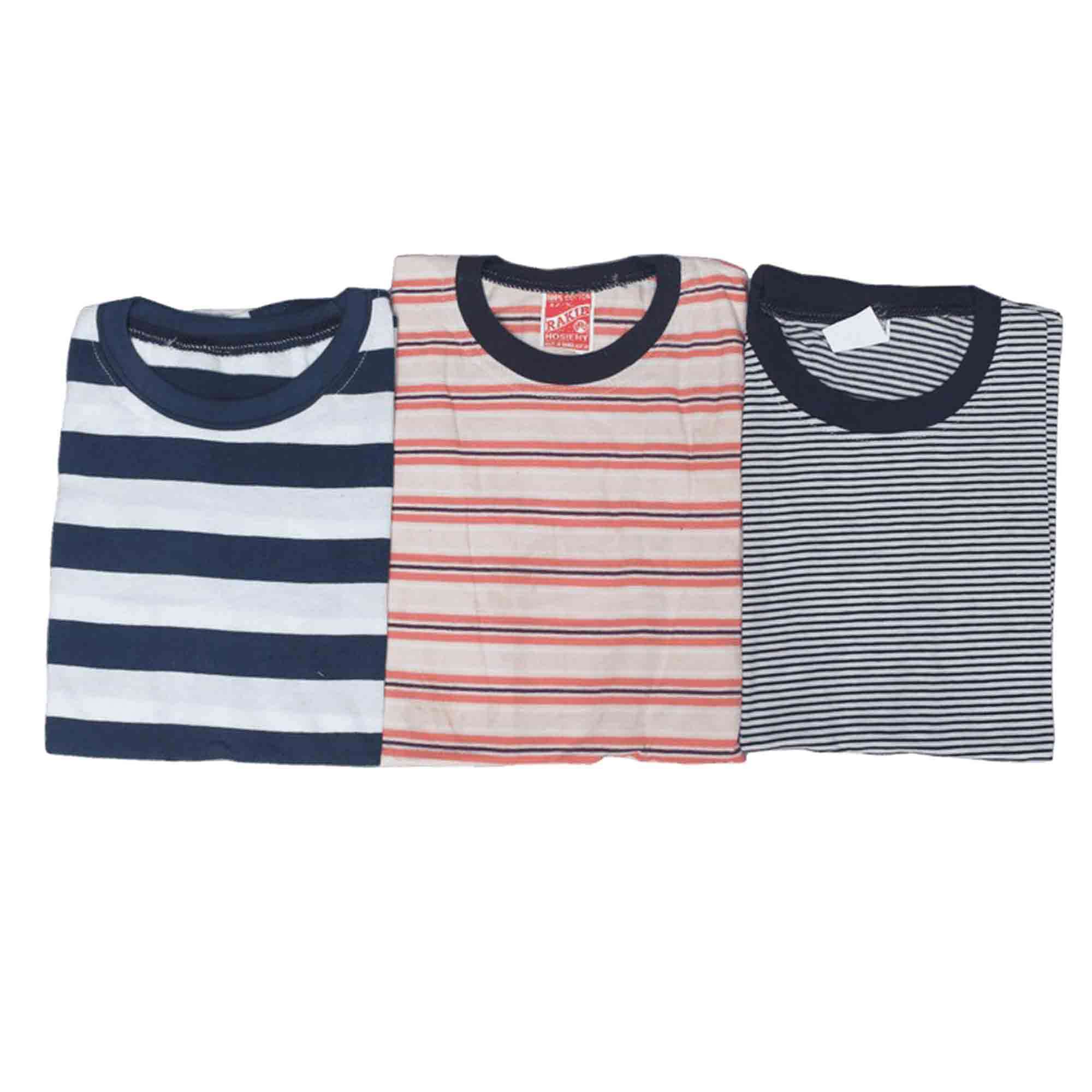 KIDS RAKIB STRIPE TSHIRT R/N H/S (S/M/L)