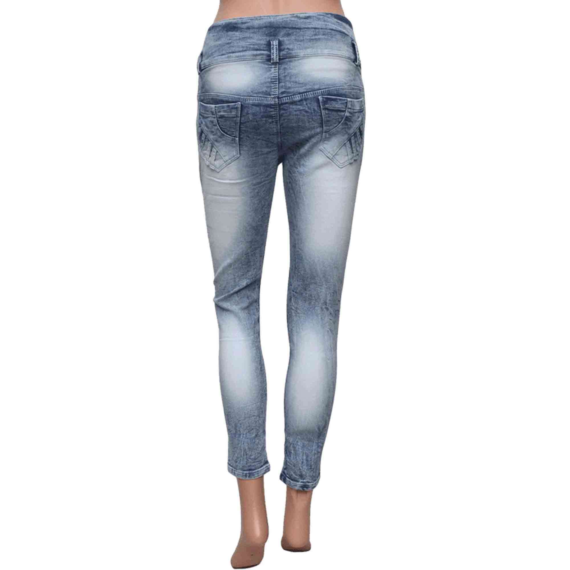 GIRLS TUFAN FANCY PLAIN JEANS (28/32)