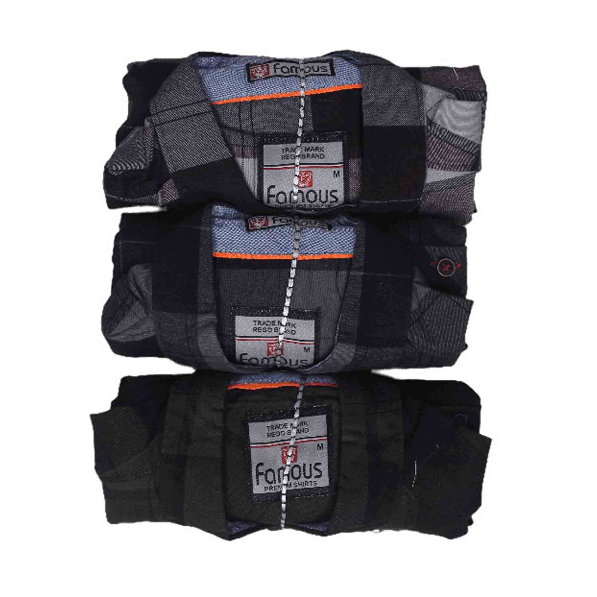 BOYS CAPITAL 144*72 CHECKS SHIRT(M/XL)
