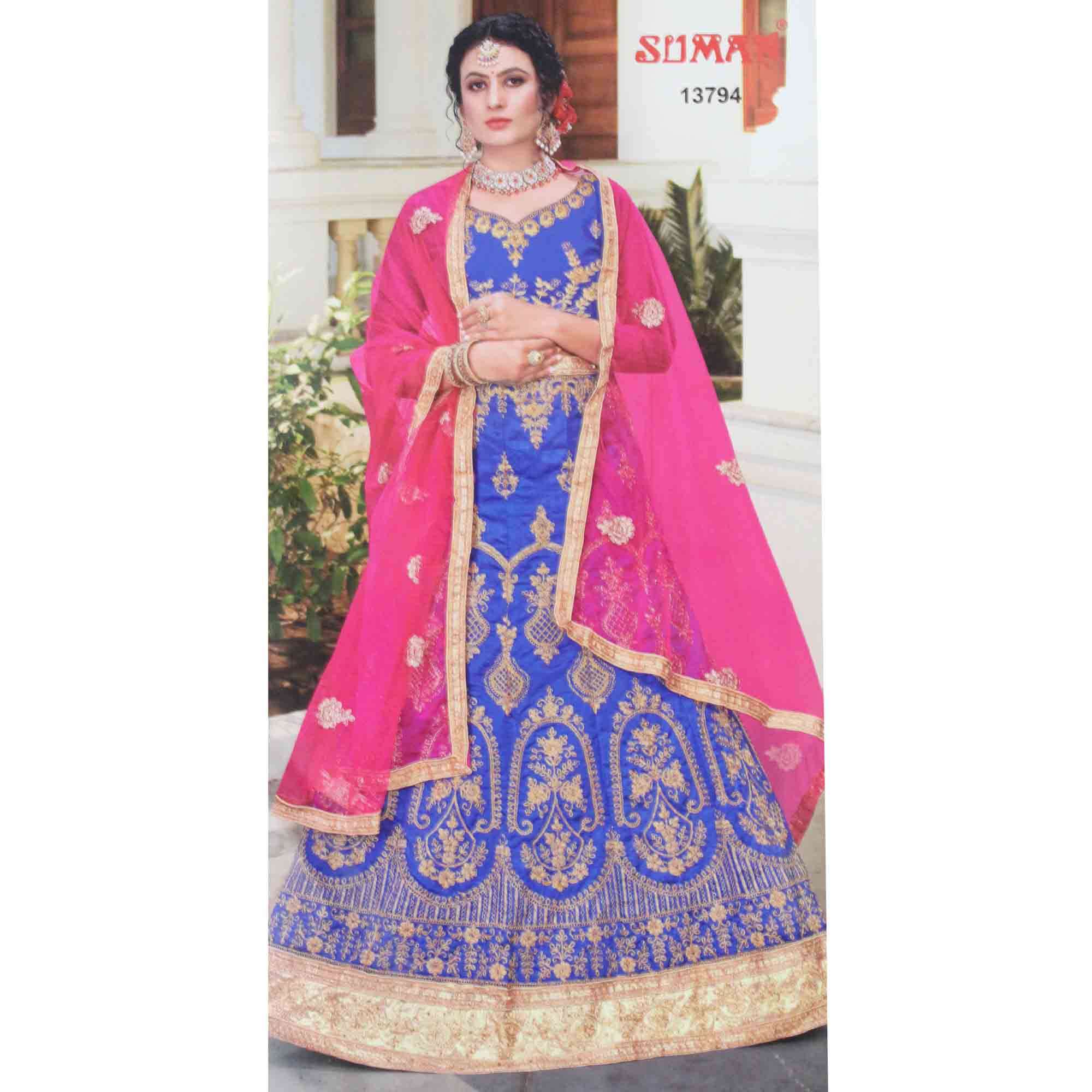 SUMAN  LEHENGA DN-1375/74/76/3595