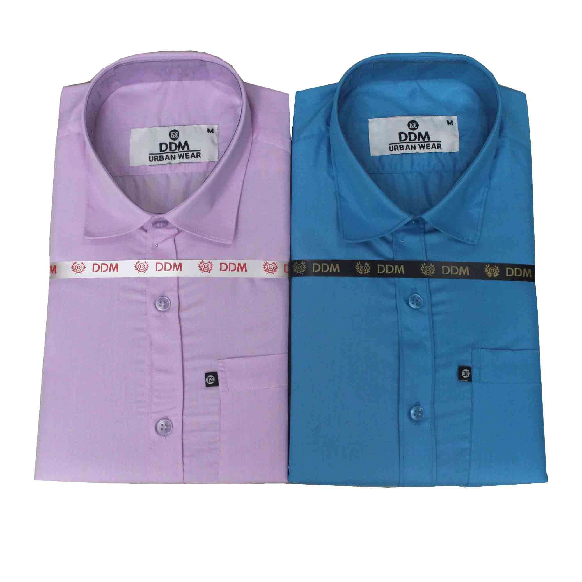 DDM FANCY PLAIN SHIRT F/S (M)