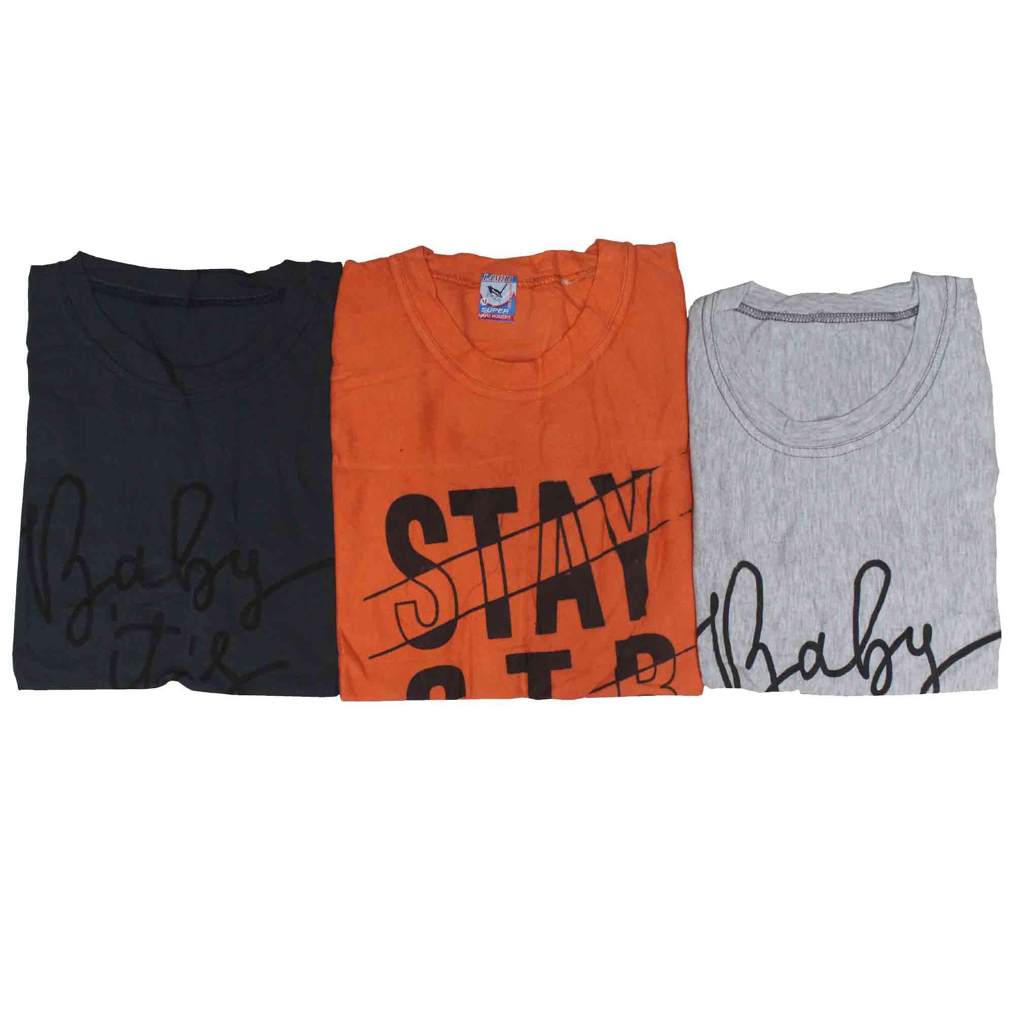 BOYS BD SUPER PRINT TSHIRT R/N H/S (XXL)