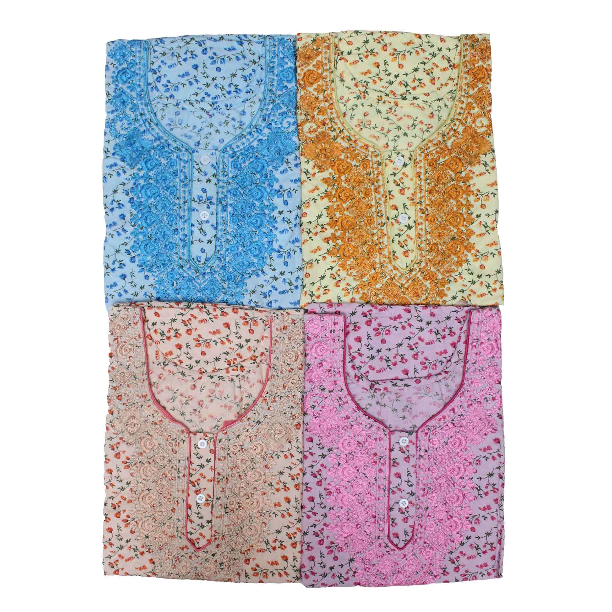 PRAKASH NIGHTY DULL COTTON EMBRODERY