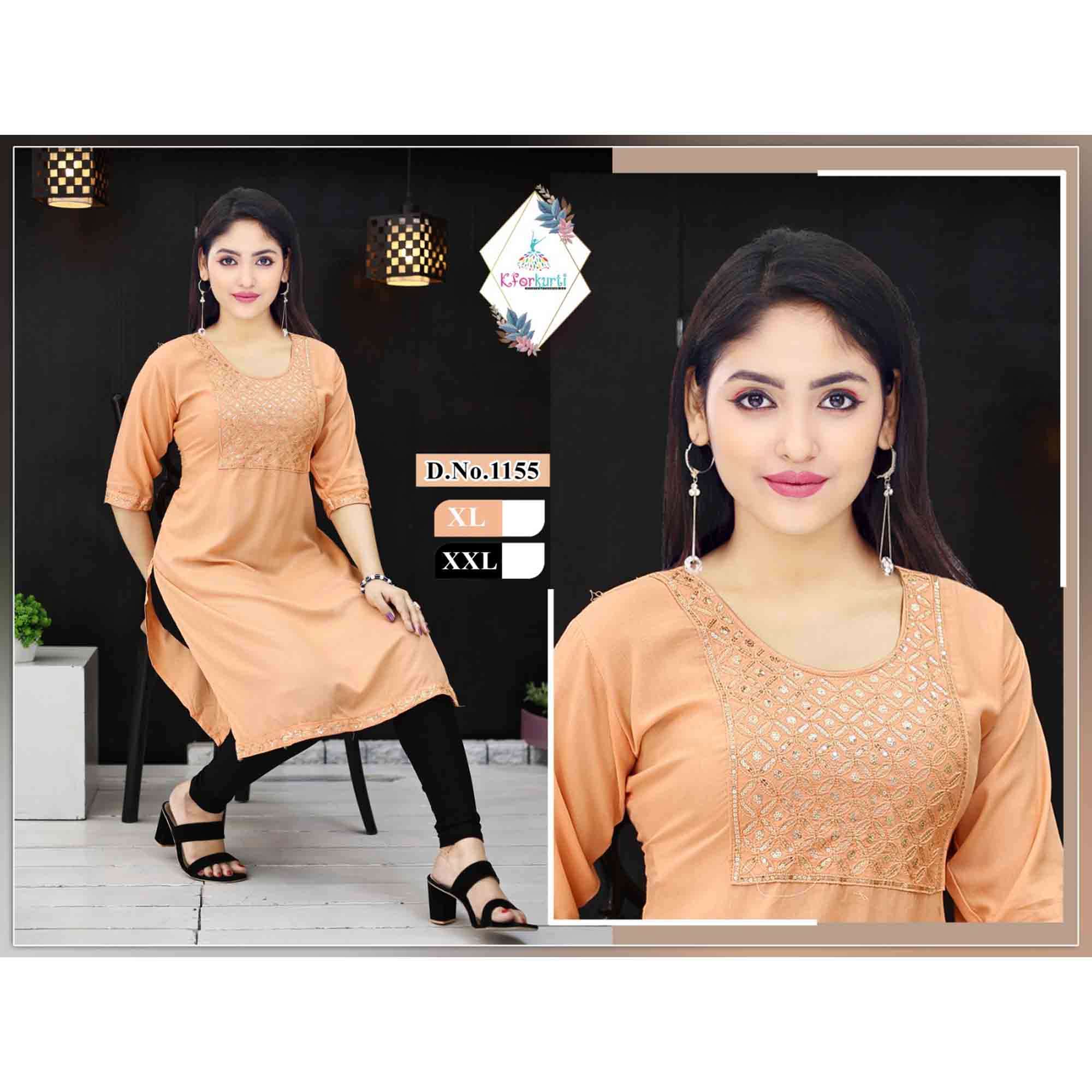 KURTI  GHD SEQ PLAIN  XL