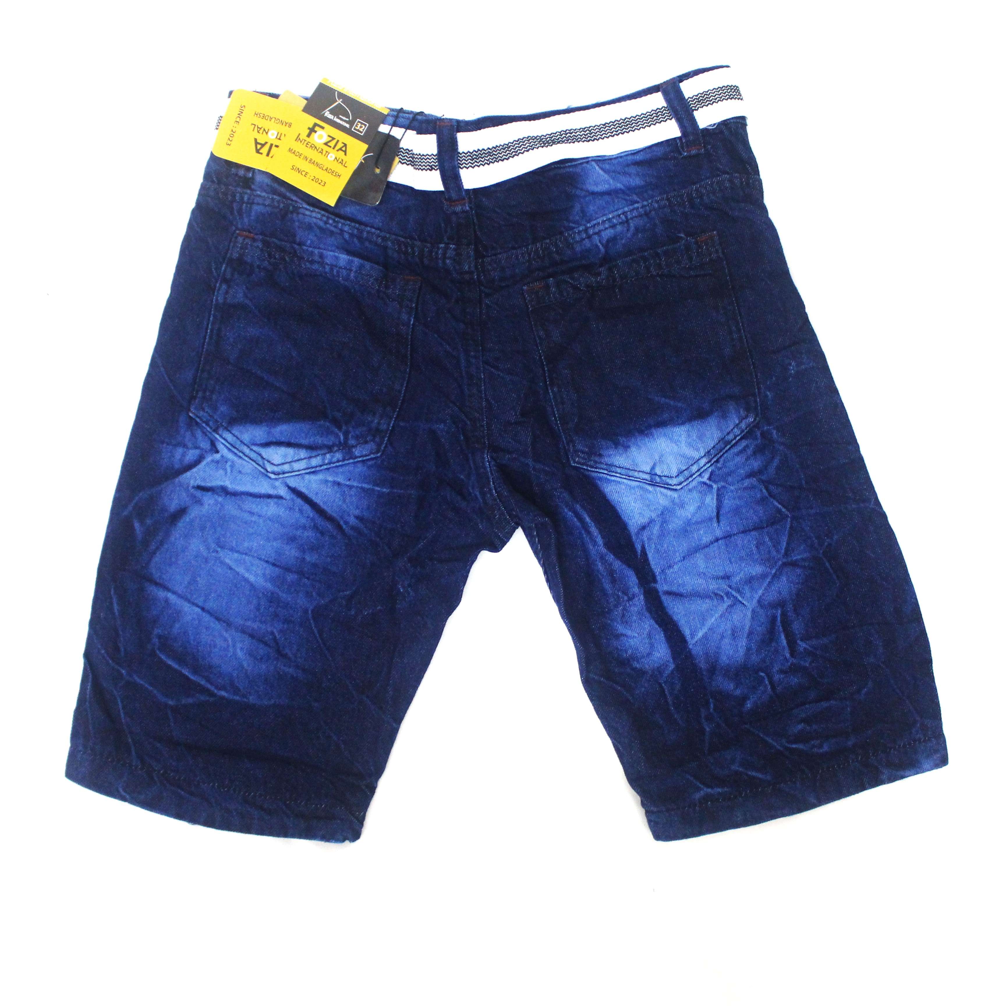 BOYS DENIM STICKER HALF PANT (28/32)