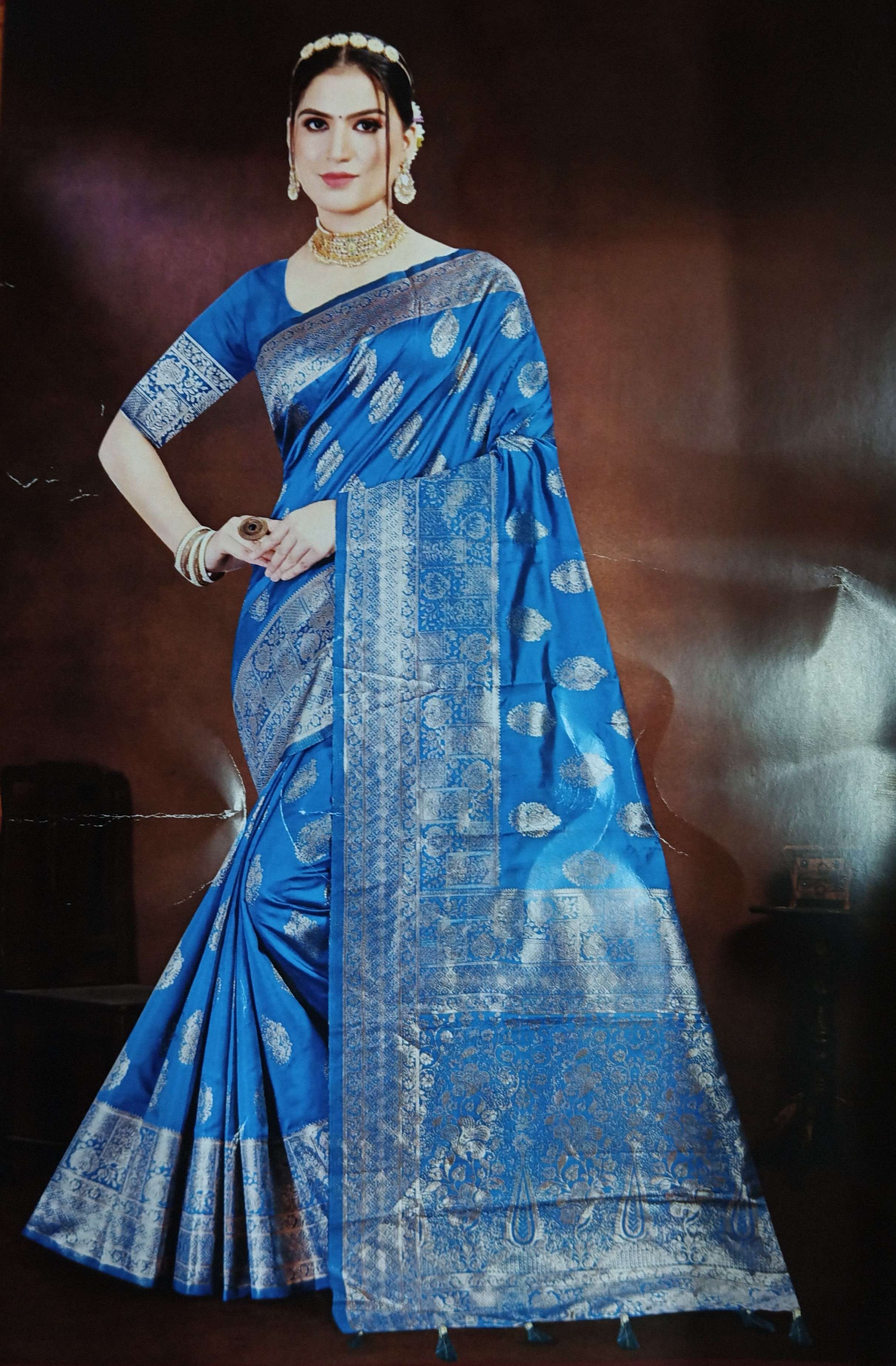 JAY BALAJI SAREE COTA ZARI LOOSE
