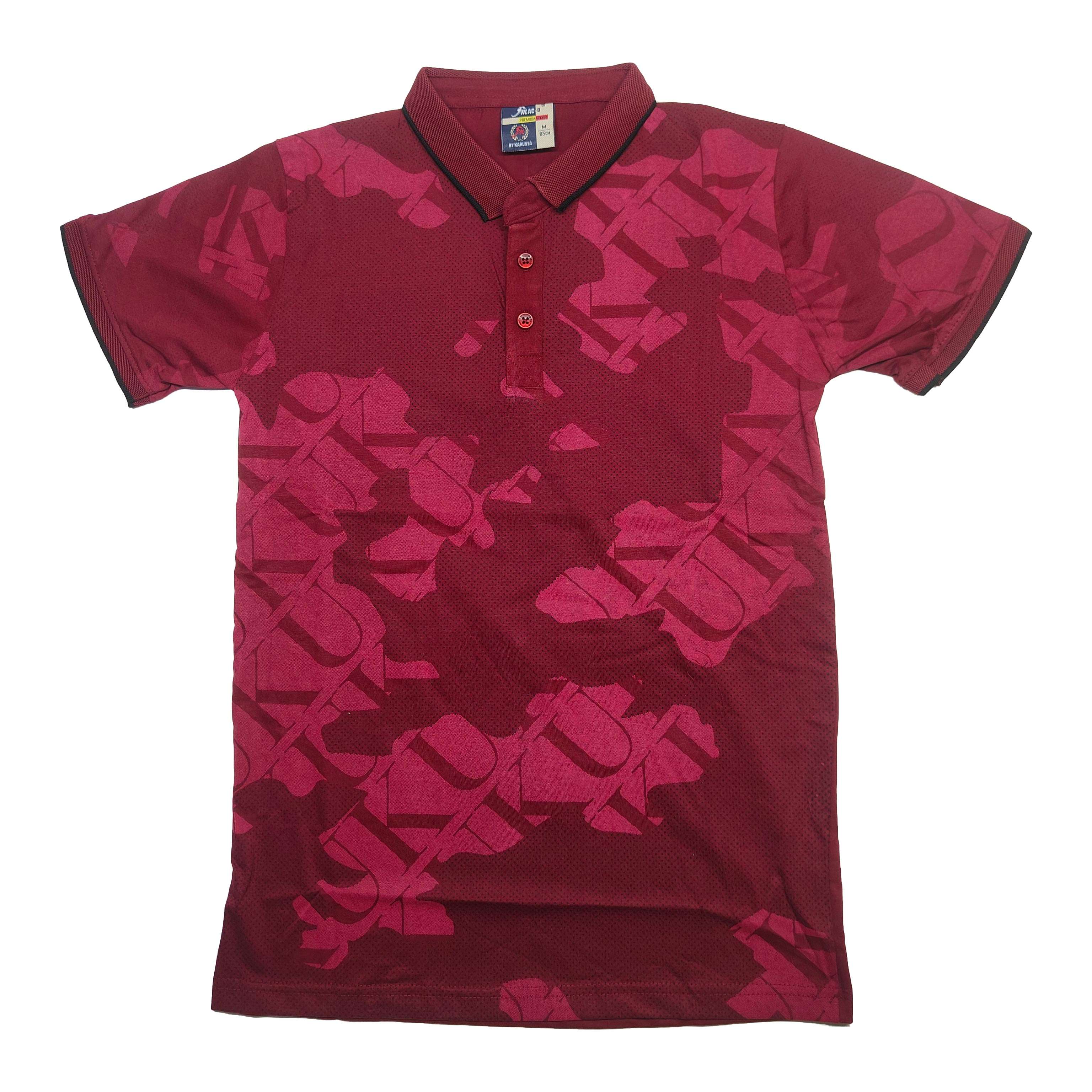 BOYS MACD STAND COLLER H/S (M/XL)