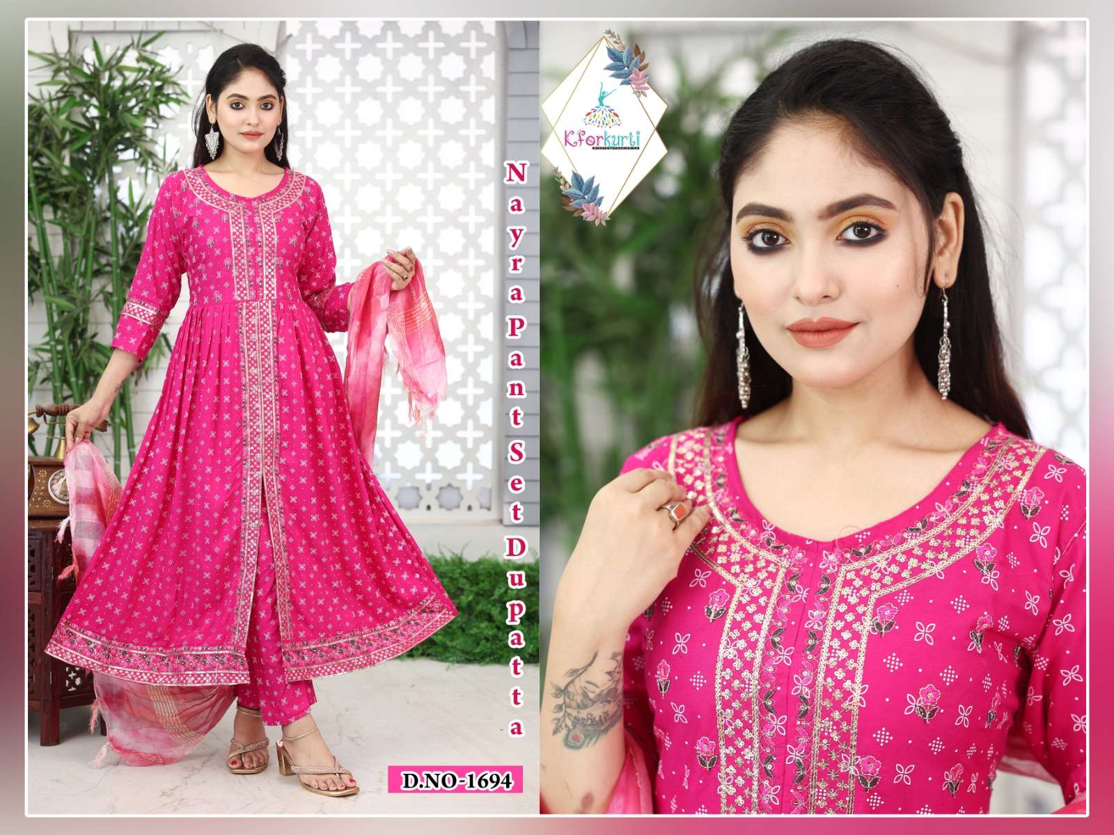 NAIRA 3 PCS PANT SET PLAIN XL DN-1694