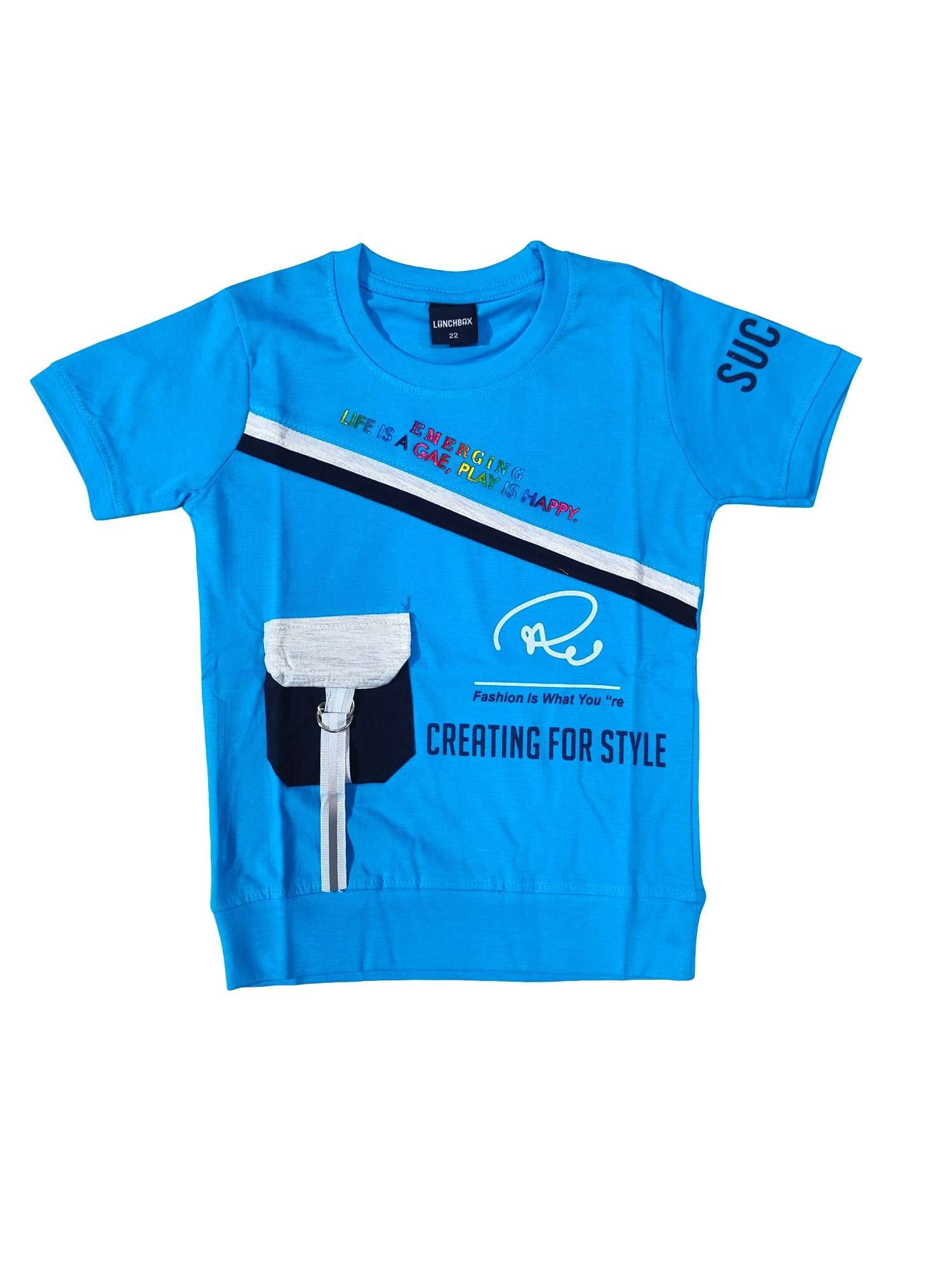 KIDS LBOX CROSS PKT GRS H/S (28/32)