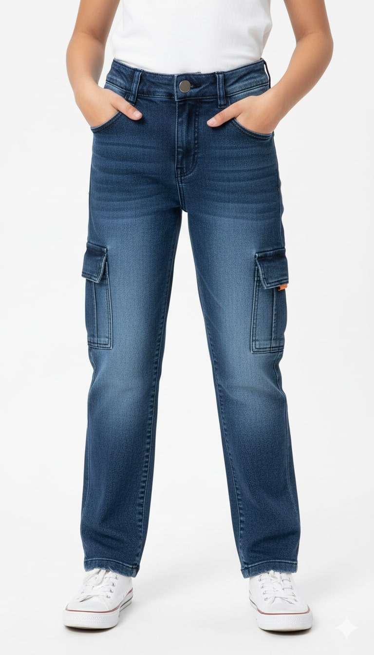 BOYS KILLAR DENIM JEANS PLAIN (38/40)