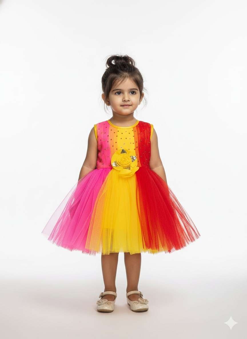 GIRLS NEW LIFE NET FROCK (20/20)