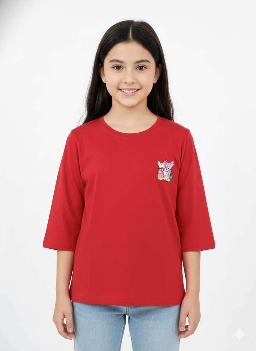 GIRLS PINKEYES CROP HIPHOP TOP H/S (M/XL)
