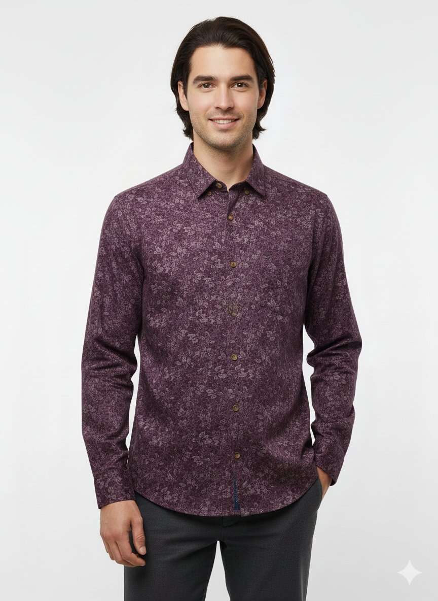 BOYS CAPITAL LINEN PRINT SHIRT (XXL)