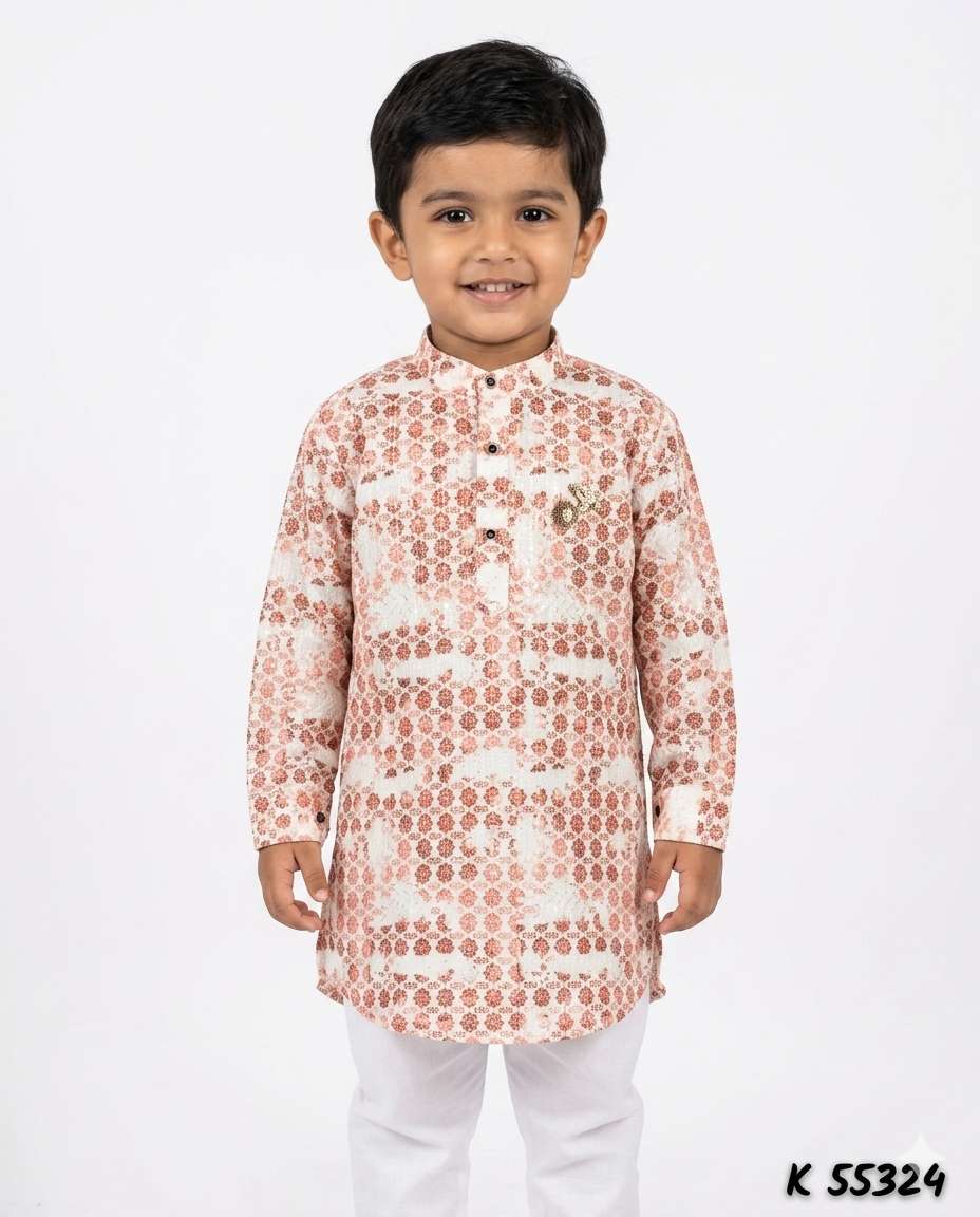 BOYS TWINKLE CHICKEN KURTA (26/36)