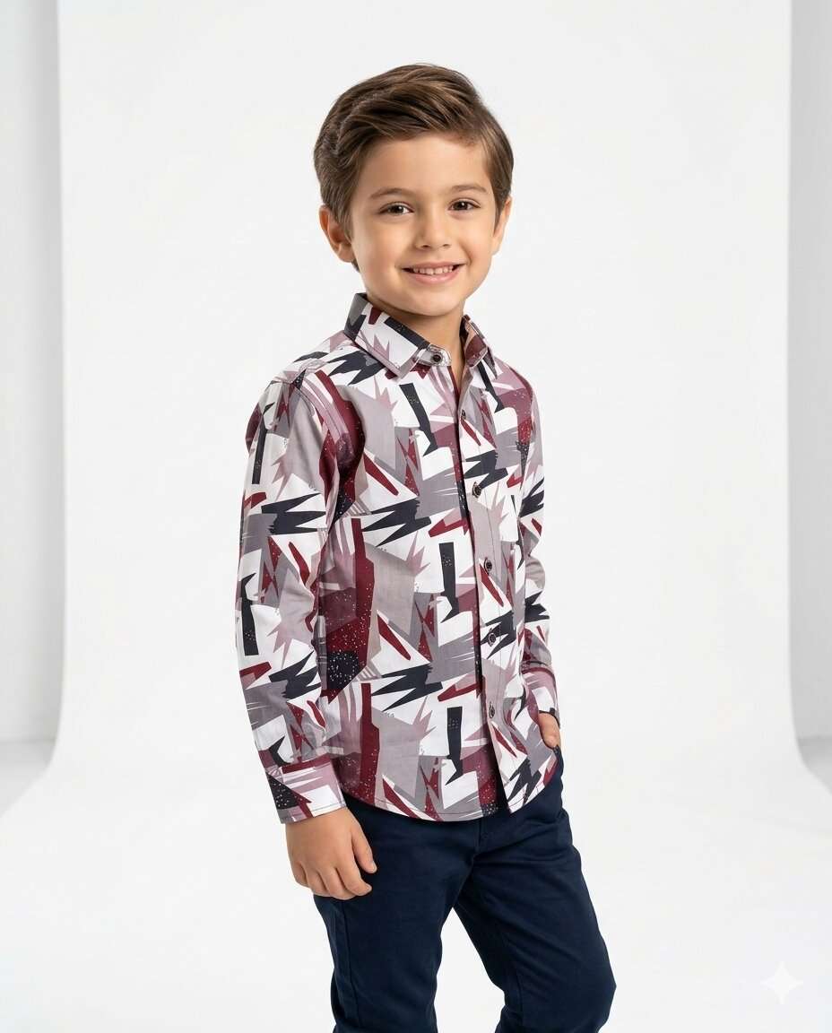 KIDS ALIF FANCY SHIRT DN-AEROX (20/24)