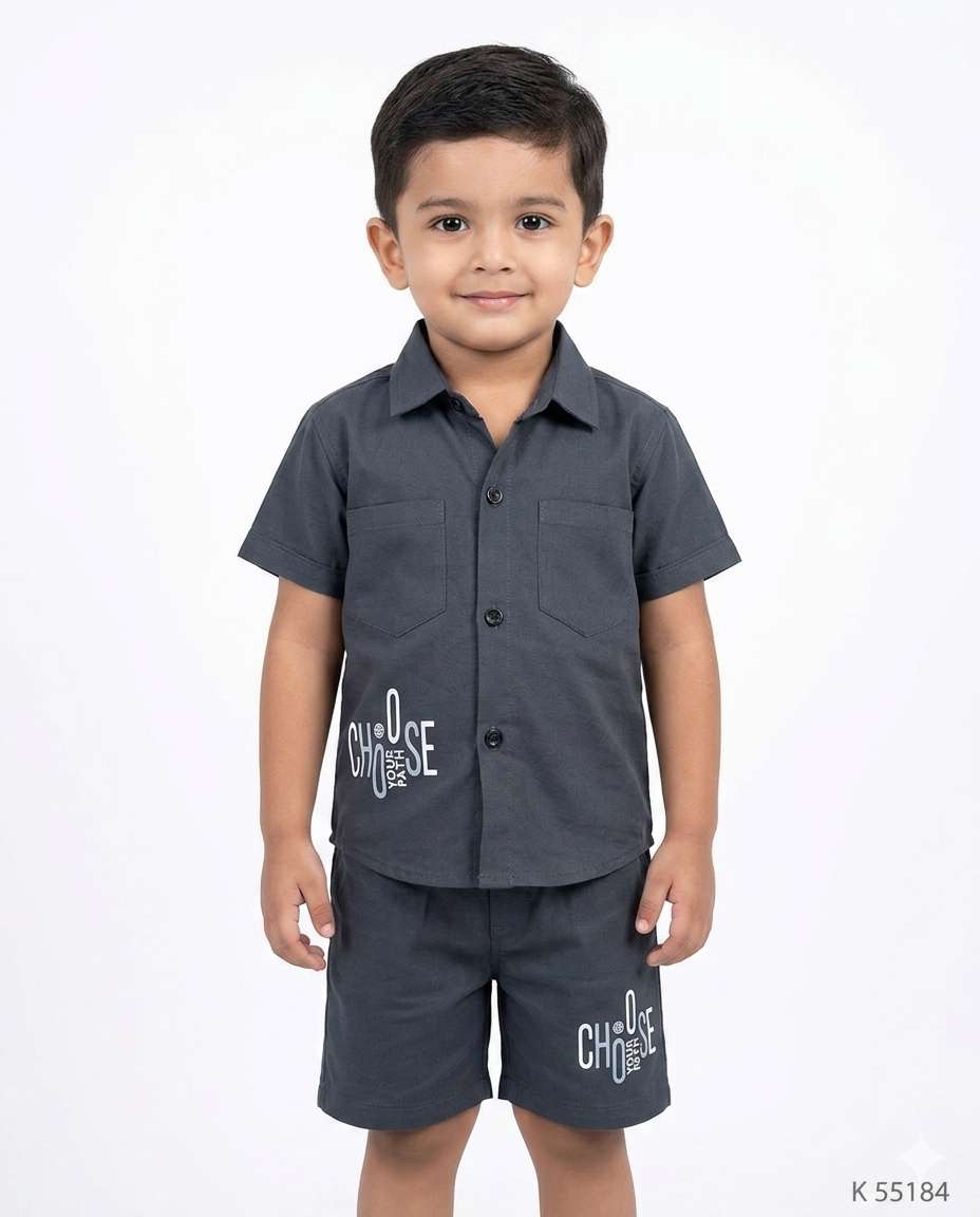 KIDS STAR SHIRT PANT SET (H/S) (16/20)