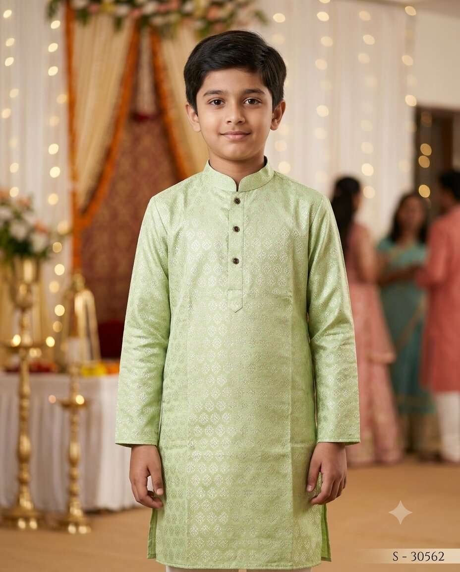 KIDS FANCY KURTA PRINT  (3-4) (5-6)
