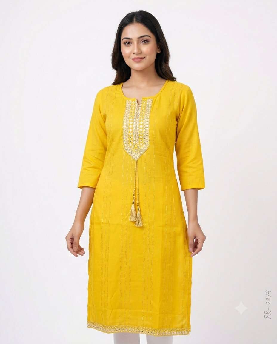 KURTI NECK DORI S/L (XL)