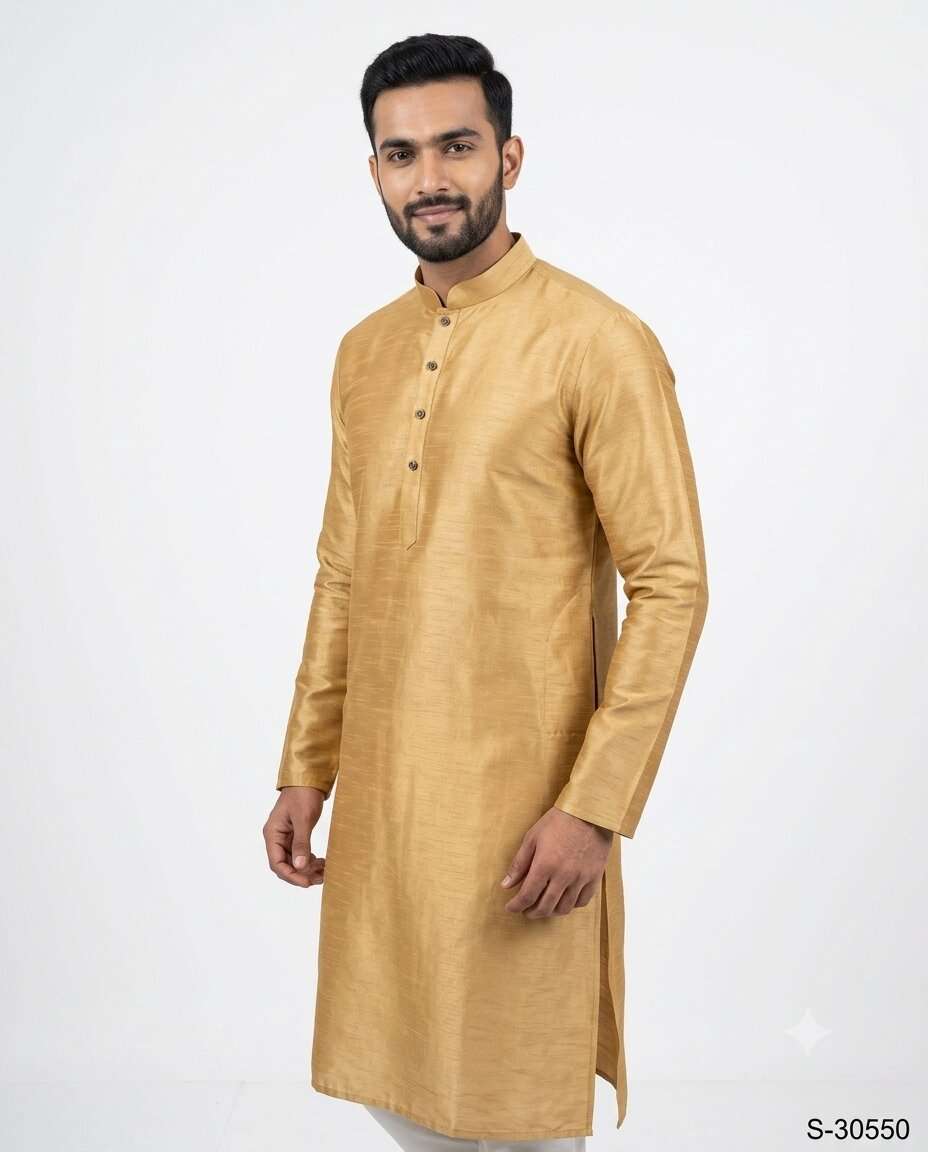 MENS FANCY PLAIN KURTA (36)