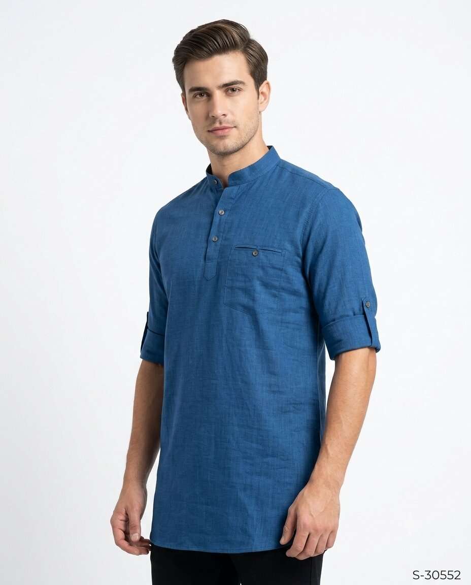 MENS FANCY PLAIN KURTA (40)