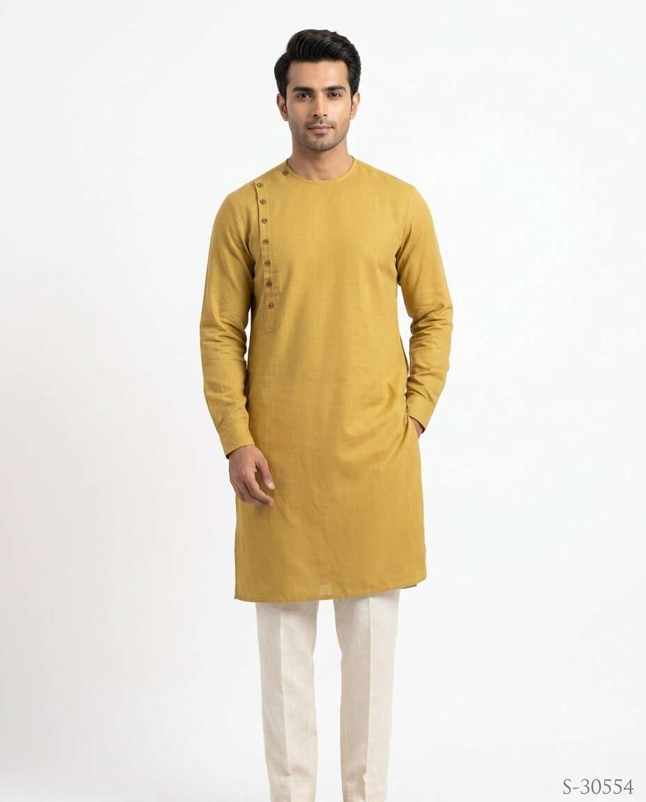 MENS FANCY PLAIN KURTA (44)