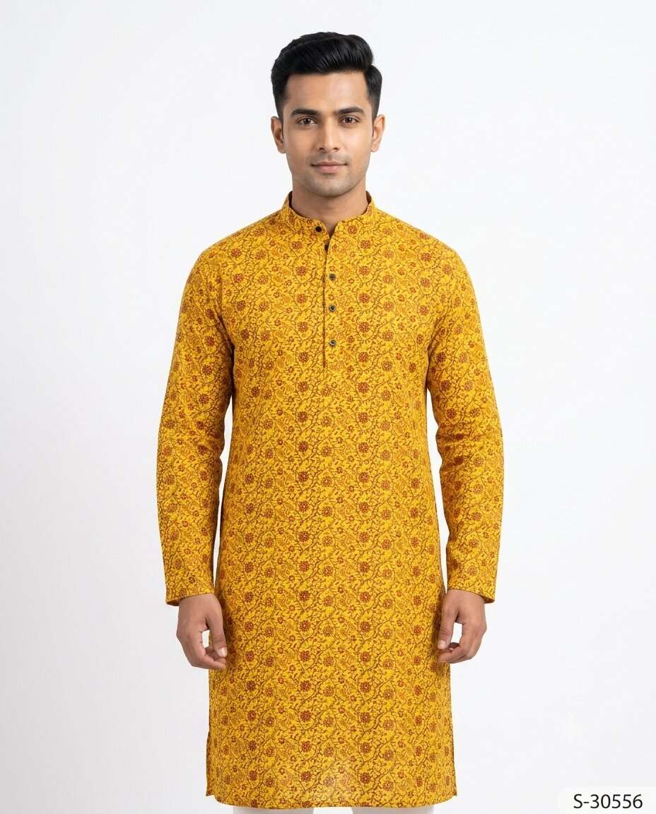 MENS FANCY PRINT KURTA (38)