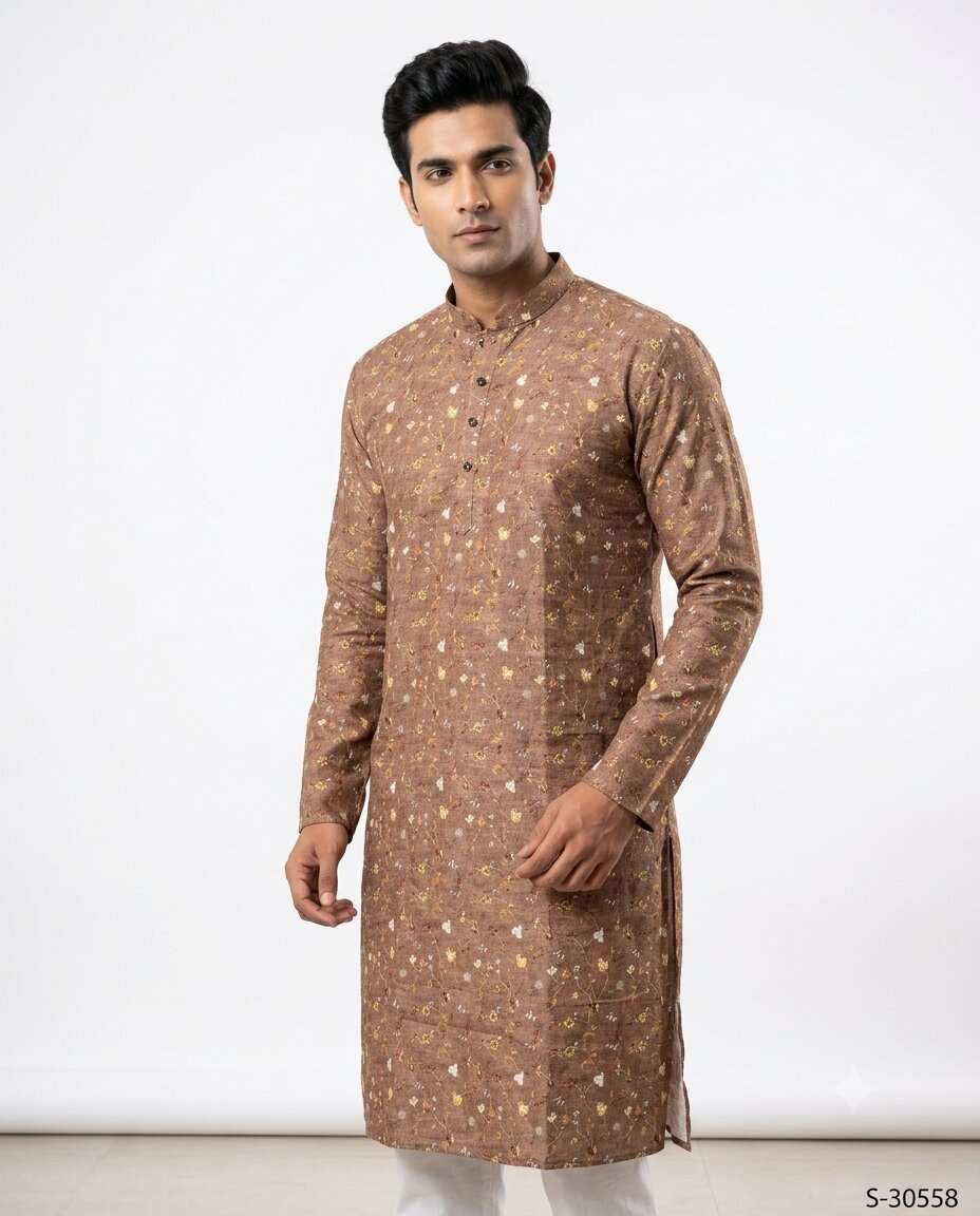 MENS FANCY PRINT KURTA (42)