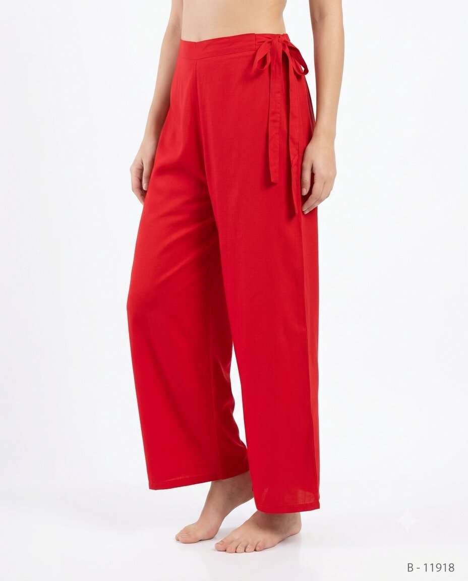PRAKASH POCKET PLAZO PLAIN  (XXL)