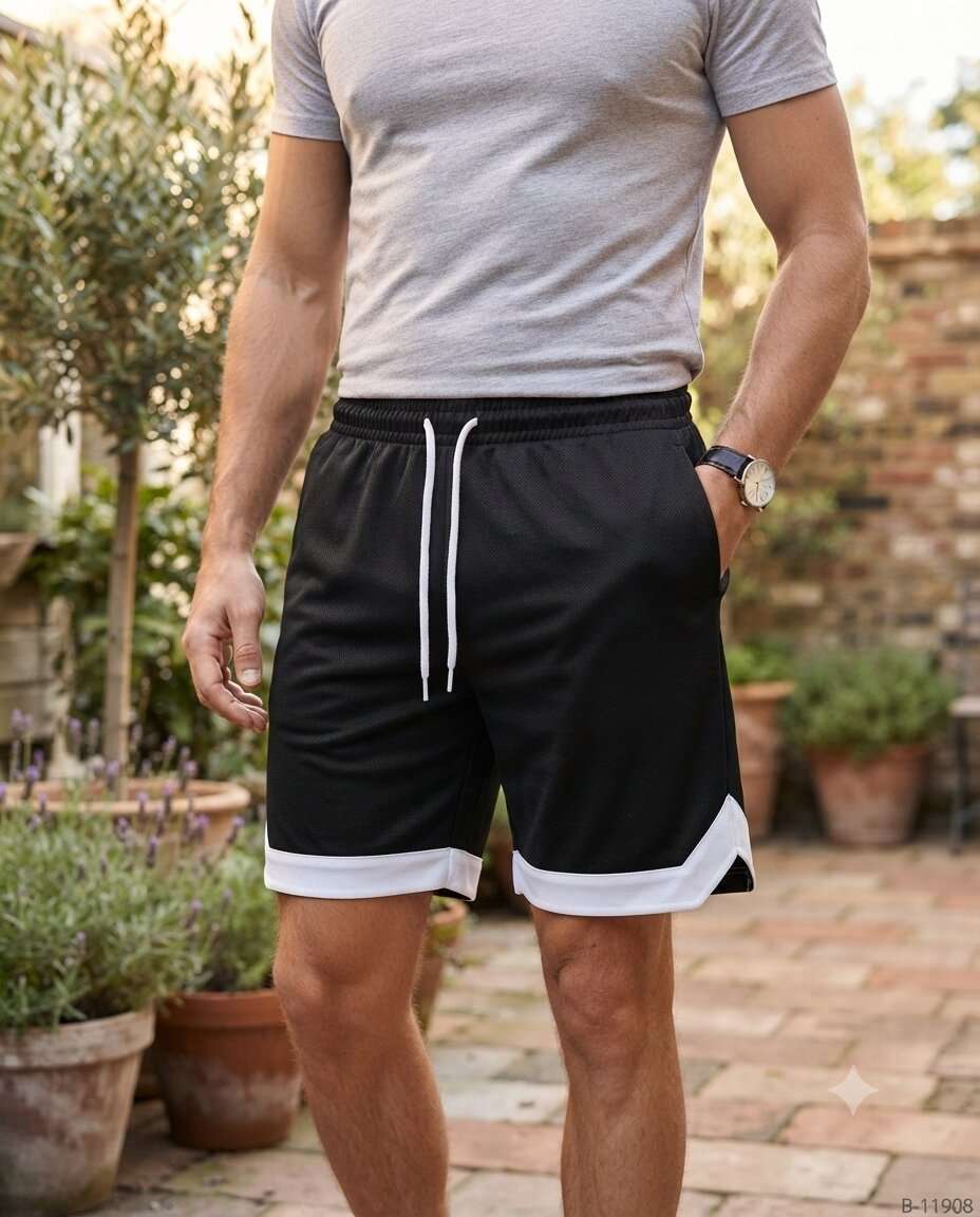 BOYS FANCY V CUT HALF PANT