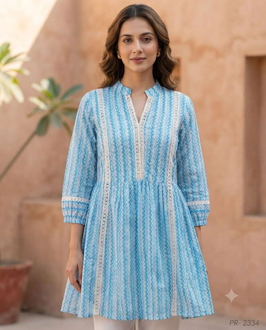 COTTON MIDI PRINT GALA LACE (XL)