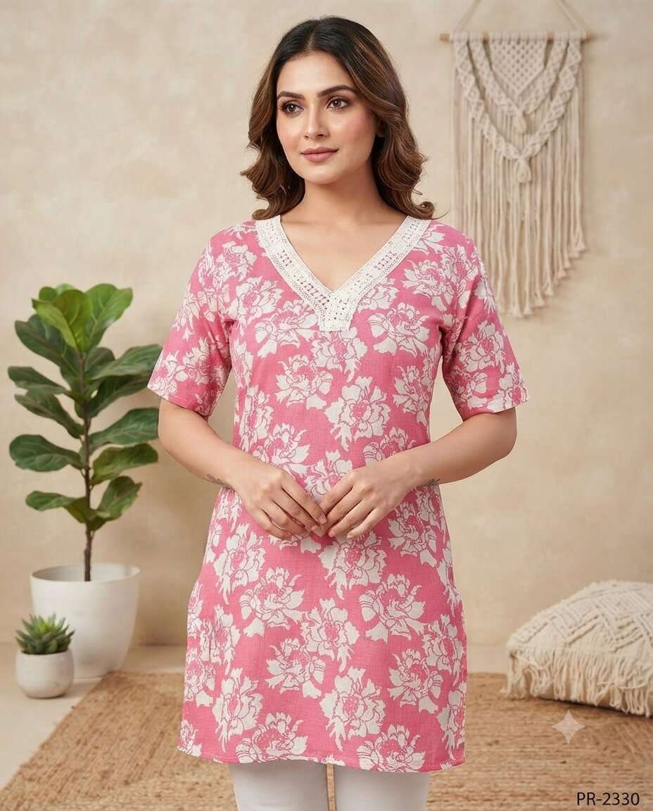 COTTON SHORT GALLA LACE PRINT (XL)