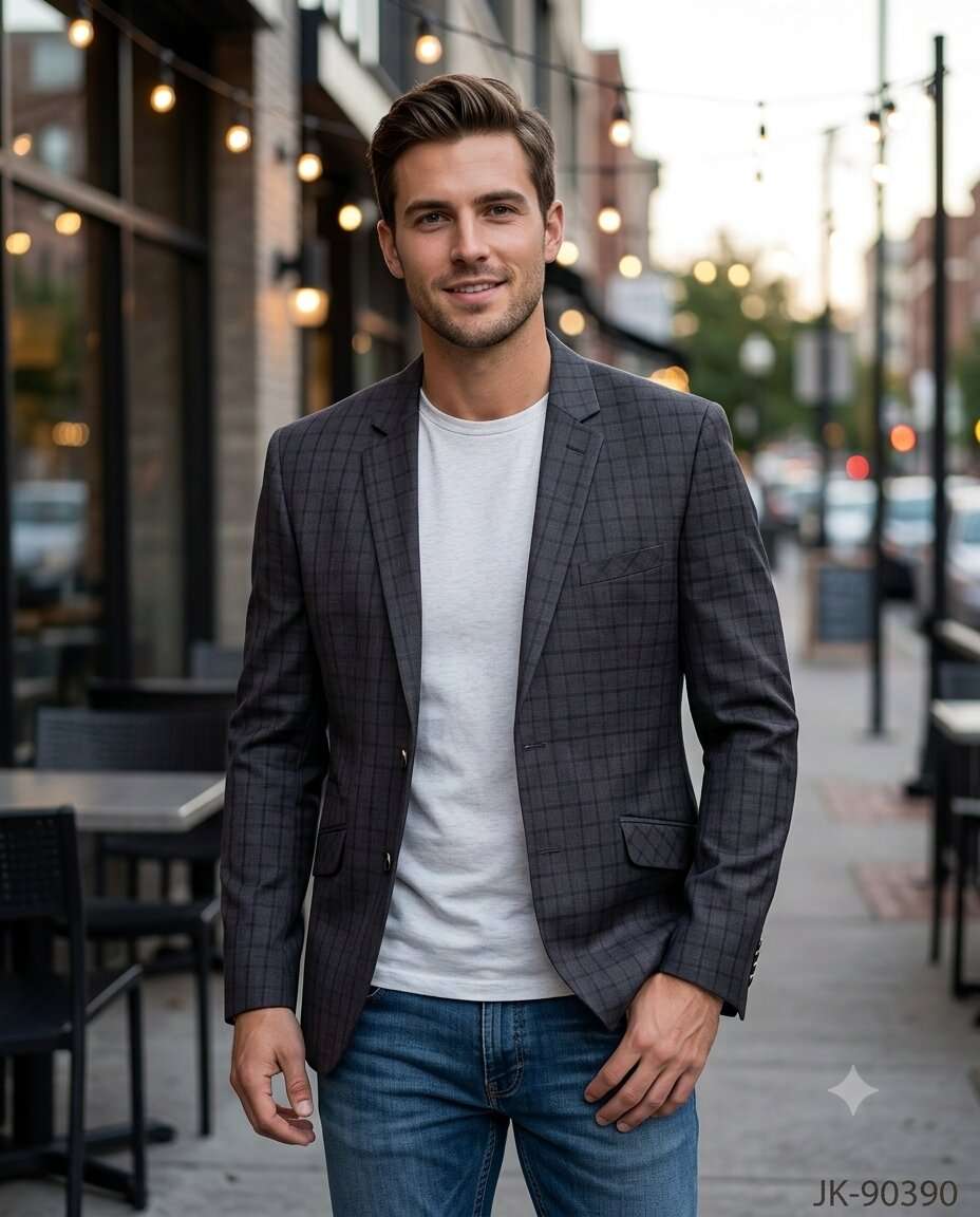 MENS FANCY BLAZER DN-03 (M/XXL)