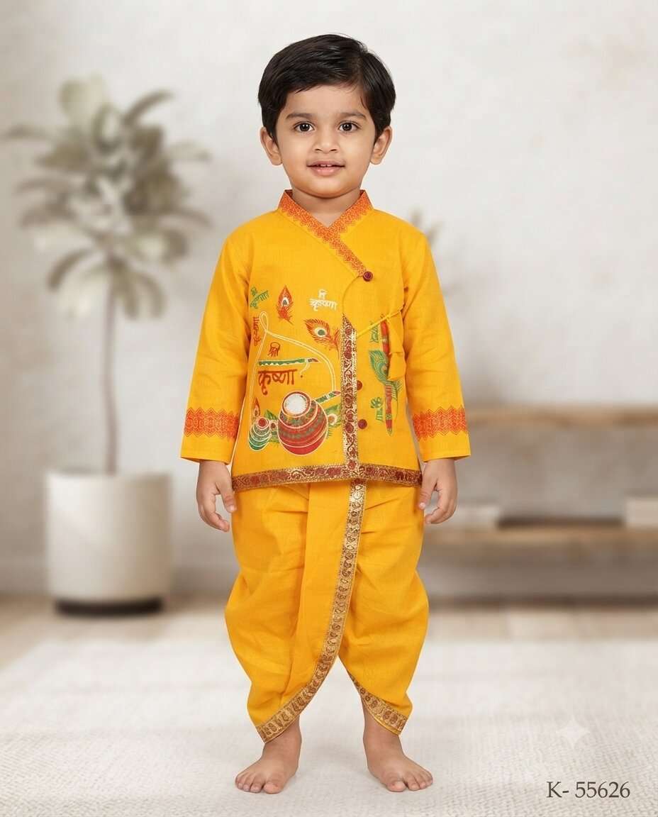 OSM KURTA PYZAMA DN-KRISHNA (32/34)