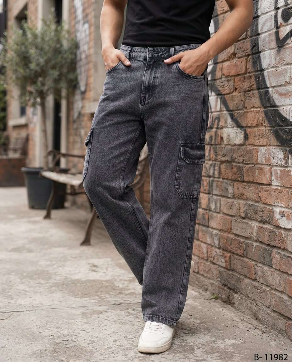 BOYS TUFAN 6 PKT BEGGY JEANS (28/32)